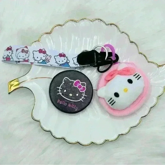 Hello Kitty Coin Purse Keychain & Mirror Keychain Bundle - Picture 7 of 7